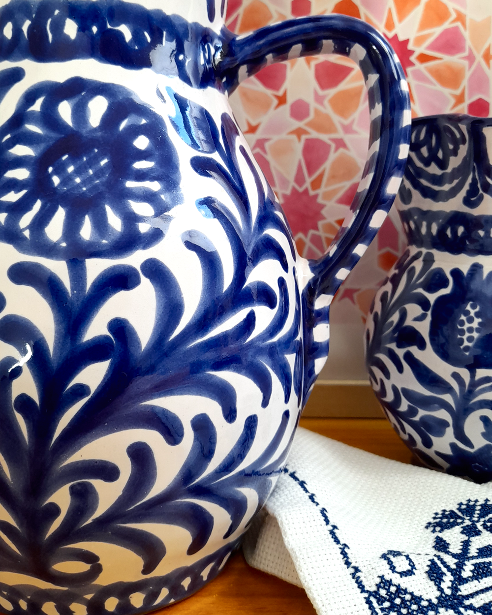 Margarita Fajalauza Large Pitcher — CASA PLETÓRICA — Handmade